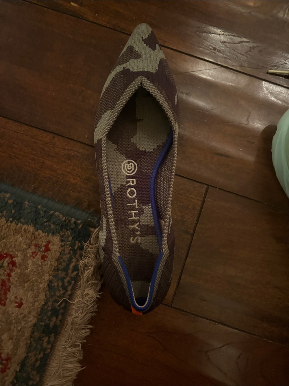 Hoka Women's Yellow Teal Athletic Shoes - Picture 3 of 8